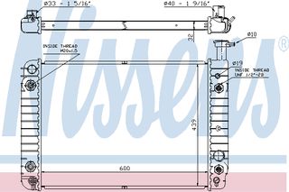 ΨΥΓΕΙΟ CHEV ASTRO  85-94 ΚΑΙΝ. NISSENS 60957 CHEVROLET ASTRO