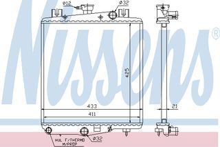 ΨΥΓΕΙΟ CHRY VOYAGER  84-89 ΚΑΙΝ. NISSENS 60975 CHRYSLER VOYAGER