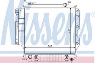 ΨΥΓΕΙΟ JEEP WRANGLER AT  92-95 ΚΑΙΝ. NISSENS 60993 JEEP WRANGLER