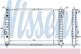 ΨΥΓΕΙΟ DAE KALOS 1.4 A/T  02- ΚΑΙΝ. NISSENS 61637 CHEVROLET AVEO CHEVROLET KALOS