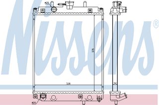 ΨΥΓΕΙΟ DAIHAT SIRION 1,0 98- ΚΑΙΝ. NISSENS 61740 DAIHATSU CUORE DAIHATSU SIRION