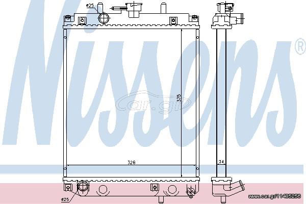 ΨΥΓΕΙΟ DAIHAT SIRION 1,0 98- ΚΑΙΝ. NISSENS 61740 DAIHATSU CUORE DAIHATSU SIRION