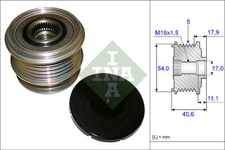 ΡΟΥΛ.ΑΛΤΕΡΝ.VOLVO ΚΑΙΝ. INA 535012110 FORD MONDEO FORD S-MAX VOLVO S40 VOLVO S60 VOLVO S80 VOLVO V50 VOLVO V60 VOLVO V70 VOLVO XC60 VOLVO XC70 VOLVO XC90