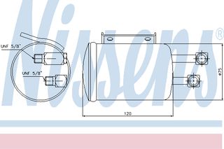 ΞΗΡΑΝΤΗΡΑΣ VW GOLF II   83- ΚΑΙΝ. NISSENS 95106 SEAT TOLEDO VW CORRADO VW GOLF VW JETTA