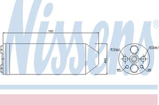 ΞΗΡΑΝΤΗΡΑΣ NISSAN PRIMERA 96- ΚΑΙΝ. NISSENS 95191 NISSAN PRIMERA