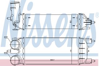 INTERC PEUGEOT 508 1.6 HDI 10- ΚΑΙΝ. NISSENS 96437 CITROEN C5 PEUGEOT 508