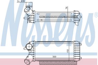 INTERC FORD C-MAX 1.6 TDCI 11- ΚΑΙΝ. NISSENS 96491 FORD C-MAX FORD GRAND C-MAX