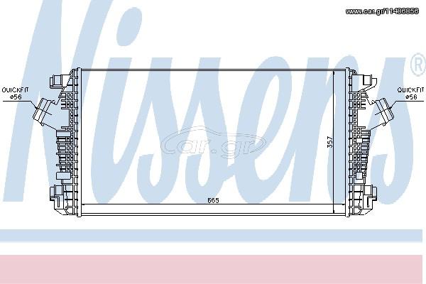 INTERC ASTRA J 1.7-2.0 CDTI ΚΑΙΝ. NISSENS 96557 CHEVROLET CRUZE CHEVROLET ORLANDO OPEL ASTRA OPEL CASCADA OPEL ZAFIRA VAUXHALL ZAFIRA