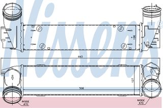 INTERC BMW E90 335 D  05- ΚΑΙΝ. NISSENS 96595 BMW 3 BMW X1