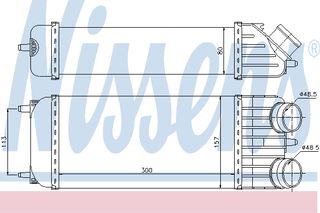 INTERC P207 1.4HDI-1.6HDI 06- ΚΑΙΝ. NISSENS 96612 CITROEN C2 CITROEN C3 PEUGEOT 1007 PEUGEOT 207
