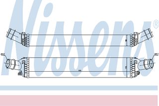 INTERCOOLER AUDI A4  07- ΚΑΙΝ. NISSENS 96618 AUDI A4 AUDI A5 AUDI A6 AUDI A7 AUDI A8 AUDI Q5 PORSCHE MACAN