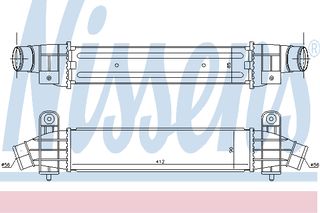 INTERC MONDEO III 2,0 TDCI 01- ΚΑΙΝ. NISSENS 96702 FORD MONDEO