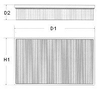 ΦΙΛΤΡΟ ΑΕΡΟΣ VOLKSWAGEN ΚΑΙΝ. CHAMPION U508606 VW CADDY VW GOLF VW JETTA VW SCIROCCO