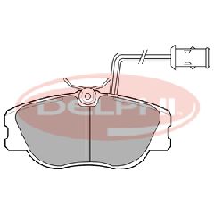 ΣΕΤ ΤΑΚΑΚΙΑ ΦΡΕΝΩΝ Α164 2.0 V6 ΚΑΙΝ. DELPHI LP598 ALFA ROMEO 164 FIAT COUPE FIAT CROMA LANCIA DELTA LANCIA PRISMA LANCIA THEMA