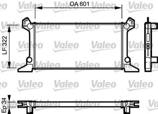 ΨΥΓΕΙΟ ΝΕΡΟΥ TRANSIT 92-95 ΚΑΙΝ. VALEO 730124 FORD TRANSIT