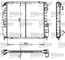 ΨΥΓΕΙΟ ΝΕΡΟY CLIO 1.7  90-96 ΚΑΙΝ. VALEO 730182 RENAULT CLIO