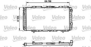 ΨΥΓΕΙΟ ΝΕΡΟΥ CITROEN JUMPER 94 ΚΑΙΝ. VALEO 730997 CITROEN JUMPER FIAT DUCATO PEUGEOT BOXER