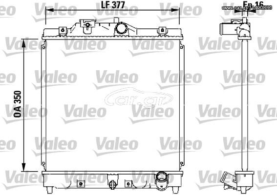 ΨΥΓ. ΝΕΡΟΥ HONDA CIVIC 1.3 91- ΚΑΙΝ. VALEO 731434 HONDA CIVIC HONDA CRX