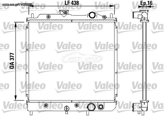 ΨΥΓΕΙΟ NEΡΟΥ MITSUBISHI LANCER ΚΑΙΝ. VALEO 731646 MITSUBISHI COLT MITSUBISHI LANCER