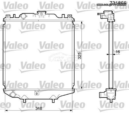 ΨΥΓΕΙΟ ΝΕΡΟΥ SUZUKI ALTO 1.0 9 ΚΑΙΝ. VALEO 731866 SUZUKI ALTO