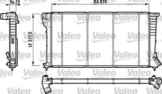 ΨΥΓΕΙΟ ΝΕΡΟΥ BERLINGO/XSARA 1. ΚΑΙΝ. VALEO 732517 CITROEN BERLINGO CITROEN XSARA PEUGEOT 306 PEUGEOT PARTNER