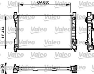 ΨΥΓΕΙΟ ΝΕΡ.MERCED.C320 04- ΚΑΙΝ. VALEO 732743 MERCEDES-BENZ C-CLASS MERCEDES-BENZ CLK MERCEDES-BENZ SLK