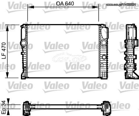 ΨΥΓ.ΝΕΡΟΥ MERCEDES E W211 02- ΚΑΙΝ. VALEO 732849 MERCEDES-BENZ CLS MERCEDES-BENZ E-CLASS