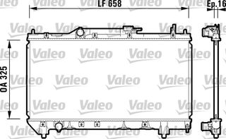 ΨΥΓ.ΝΕΡ.AVENSIS 1.6/1.8 97-00 ΚΑΙΝ. VALEO 732950 TOYOTA AVENSIS