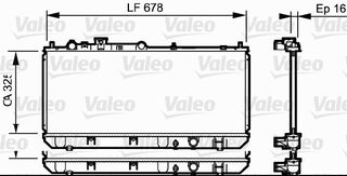 ΨΥΓ.ΝΕΡ.MAZDA 323 1.3/1.5 98-0 ΚΑΙΝ. VALEO 734123 MAZDA 323