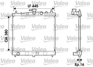 ΨΥΓ.ΝΕΡΟΥ MICRA 1.0/1.2 03- ΚΑΙΝ. VALEO 734246 NISSAN MICRA NISSAN NOTE RENAULT CLIO RENAULT MODUS