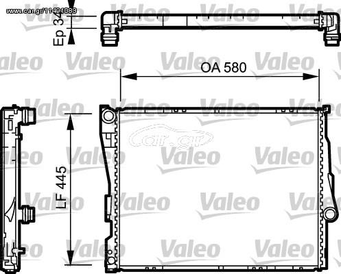 ΨΥΓ.ΝΕΡΟΥ BMW E46 316 1.8 01- ΚΑΙΝ. VALEO 734276 BMW 1 BMW 3 BMW Z4