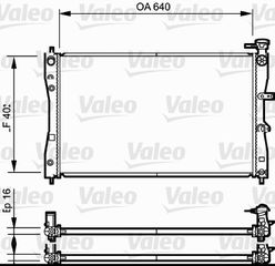 ΨΥΓ.ΝΕΡΟΥ MITS.COLT 1.3 04- ΚΑΙΝ. VALEO 735055 MITSUBISHI COLT SMART FORFOUR