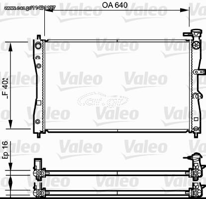 ΨΥΓ.ΝΕΡΟΥ MITS.COLT 1.3 04- ΚΑΙΝ. VALEO 735055 MITSUBISHI COLT SMART FORFOUR