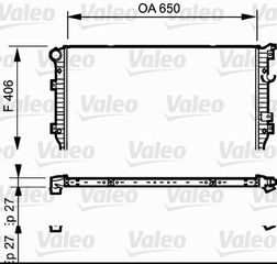 ΨΥΓ.ΝΕΡΟΥ VW TIGUAN 1.4TSi 07- ΚΑΙΝ. VALEO 735133 SEAT ALHAMBRA VW FOX VW GOLF VW SHARAN VW TIGUAN