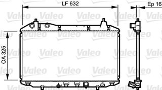 ΨΥΓ.ΝΕΡΟΥ HONDA CIVIC 1.4 06- ΚΑΙΝ. VALEO 735241 HONDA CIVIC