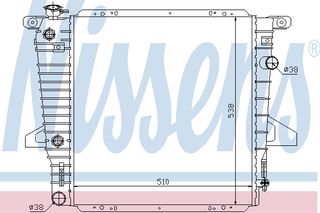 ΨΥΓΕΙΟ FO EXPLORER 4.0 95-96 ΚΑΙΝ. NISSENS 62061 FORD USA EXPLORER
