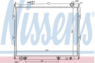 ΨΥΓ MAZ MPV 3.0 i LV12 AT. 95- ΚΑΙΝ. NISSENS 62435 MAZDA MPV