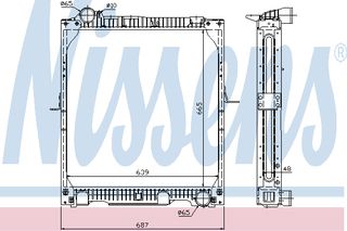 ΨΥΓ.ΝΕΡΟΥ MERCEDES NG 90 (87-) ΚΑΙΝ. NISSENS 62523A MERCEDES-BENZ SK