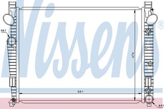 ΨΥΓΕΙΟ MERC W 220 S430-  98- ΚΑΙΝ. NISSENS 62772 MERCEDES-BENZ S-CLASS