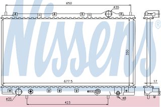 ΨΥΓΕΙΟ MITSUBIS ECLIPSE 95-98 ΚΑΙΝ. NISSENS 62866 MITSUBISHI ECLIPSE