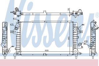 ΨΥΓΕΙΟ  ASTRA H 1,9 CDTi 04- ΚΑΙΝ. NISSENS 63112A OPEL ASTRA