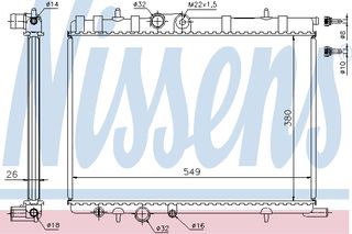 ΨΥΓΕΙΟ PEUG 206 98-06 ΚΑΙΝ. NISSENS 63502 CITROEN BERLINGO CITROEN C4 CITROEN XSARA PEUGEOT 206 PEUGEOT 206+ PEUGEOT 307 PEUGEOT PARTNER