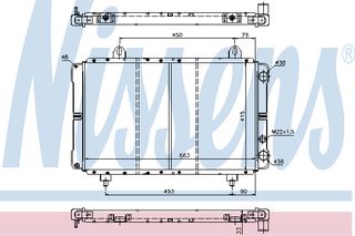ΨΥΓΕΙΟ PEUG J5 ΚΑΙΝ. NISSENS 63561 CITROEN C25 FIAT DUCATO FIAT TALENTO PEUGEOT J5