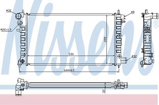 ΨΥΓΕΙΟ PEUG 106 XND-XRD 1,5 ΚΑΙΝ. NISSENS 63576A PEUGEOT 106