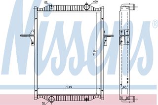 ΨΥΓΕΙΟ ΝΕΡΟΥ RENAULT MIDLUM ΚΑΙΝ. NISSENS 63782A RENAULT TRUCKS Midlum