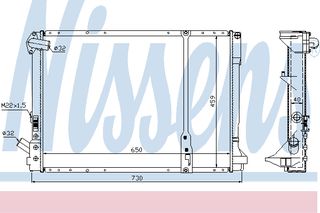 ΨΥΓΕΙΟ REN ESPACE 2,2 TURBO+AC ΚΑΙΝ. NISSENS 63976A RENAULT ESPACE RENAULT LAGUNA