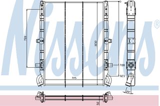 ΨΥΓΕΙΟ ΝΕΡΟΥ SCANIA R113/143 ΚΑΙΝ. NISSENS 64074 SCANIA 3