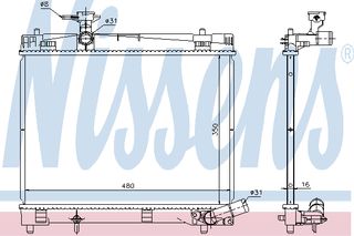 ΨΥΓΕΙΟ TOY YARIS   10- ΚΑΙΝ. NISSENS 646896 TOYOTA YARIS