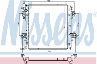 ΨΥΓ ΝΕΡ.TOYOTA LANDCRUISER 10- ΚΑΙΝ. NISSENS 646917 TOYOTA LAND