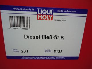 ΑΝΤΙΠΑΓΩΤΙΚΟ ΠΕΤΡΕΛΑΙΟΥ | DIESEL FLIESS FIT K LIQUI MOLY LM5133 (20LT)-thumb-1